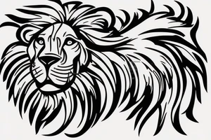 Lion, electricity tattoo idea