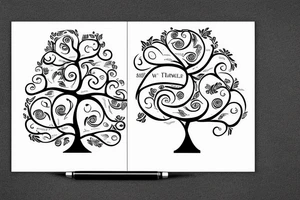Family tree, men tattoo idea