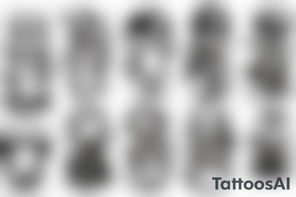 Snowboard, mushroom guy tattoo idea
