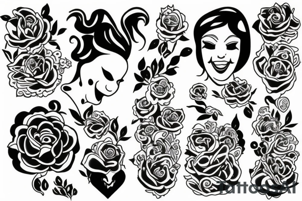 strong mother happiness hope collective tattoo idea