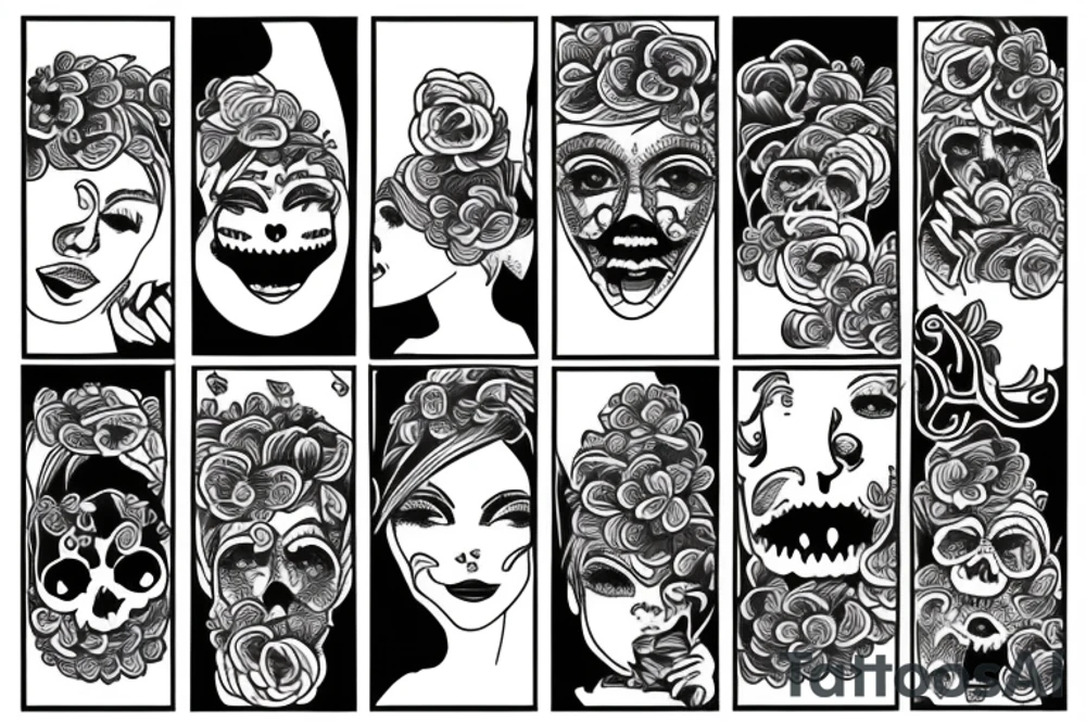strong mother happiness hope collective tattoo idea