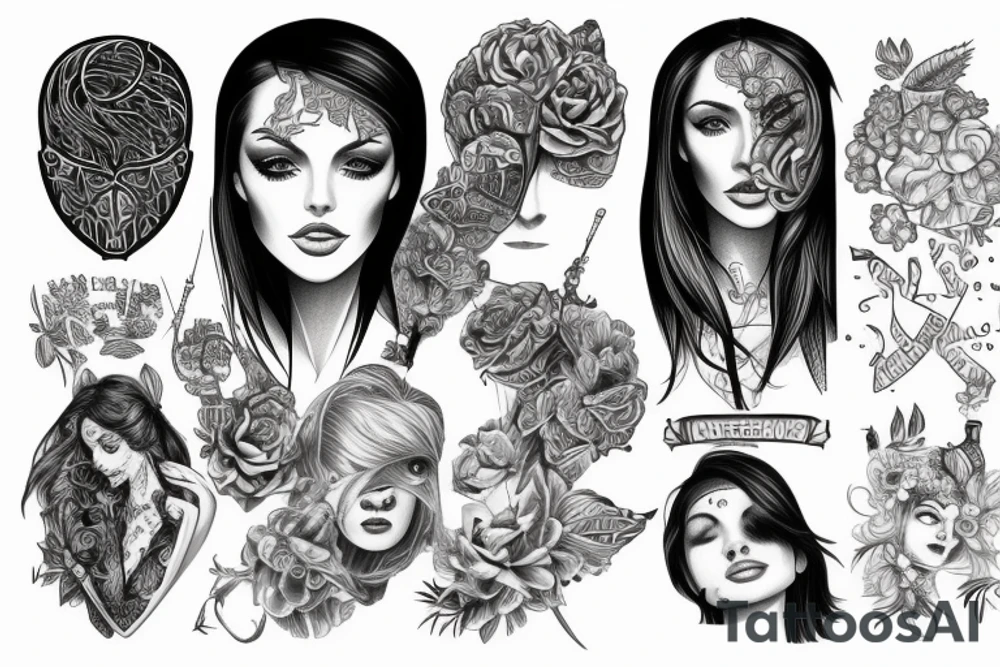 metamodern, bundle of strength, energy inside, womanhood, masculinity, kernel tattoo idea