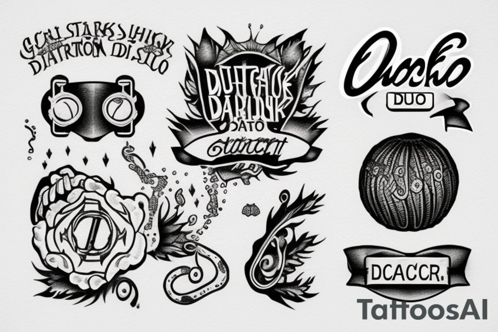 startlight and darkness with the quote "non ducor, duco" tattoo idea