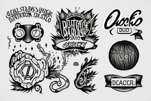startlight and darkness with the quote "non ducor, duco" tattoo idea