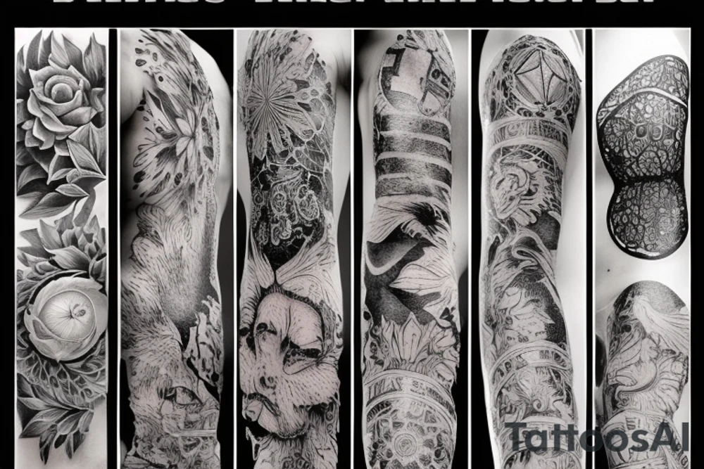 startlight and darkness with the quote "non ducor, duco" tattoo idea