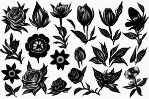Find someone who grows flowers in the darkest parts of you tattoo idea