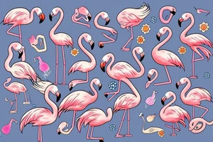 Flamingo tattoo idea