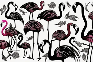 Flamingo tattoo idea