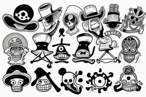 one piece tattoo idea