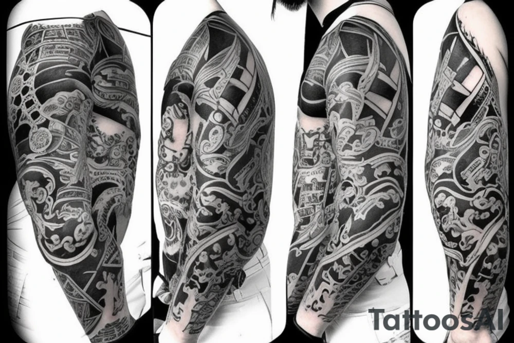 Filipino mixed tattoo that means empowering tattoo idea