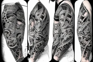 Filipino mixed tattoo that means empowering tattoo idea