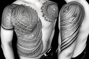 Filipino mixed tattoo that means empowering in sketch tattoo idea