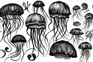 Jellyfish tattoo idea