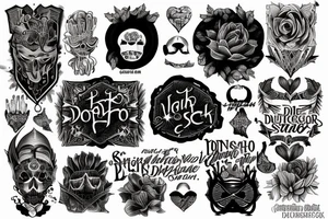 startlight and darkness with the quote "non ducor, duco" tattoo idea