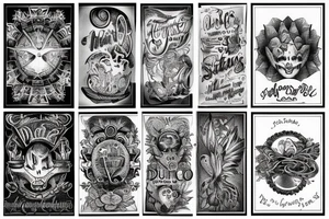 startlight and darkness with the quote "non ducor, duco" tattoo idea