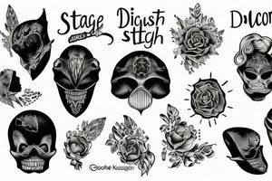 startlight and darkness with the quote "non ducor, duco" tattoo idea