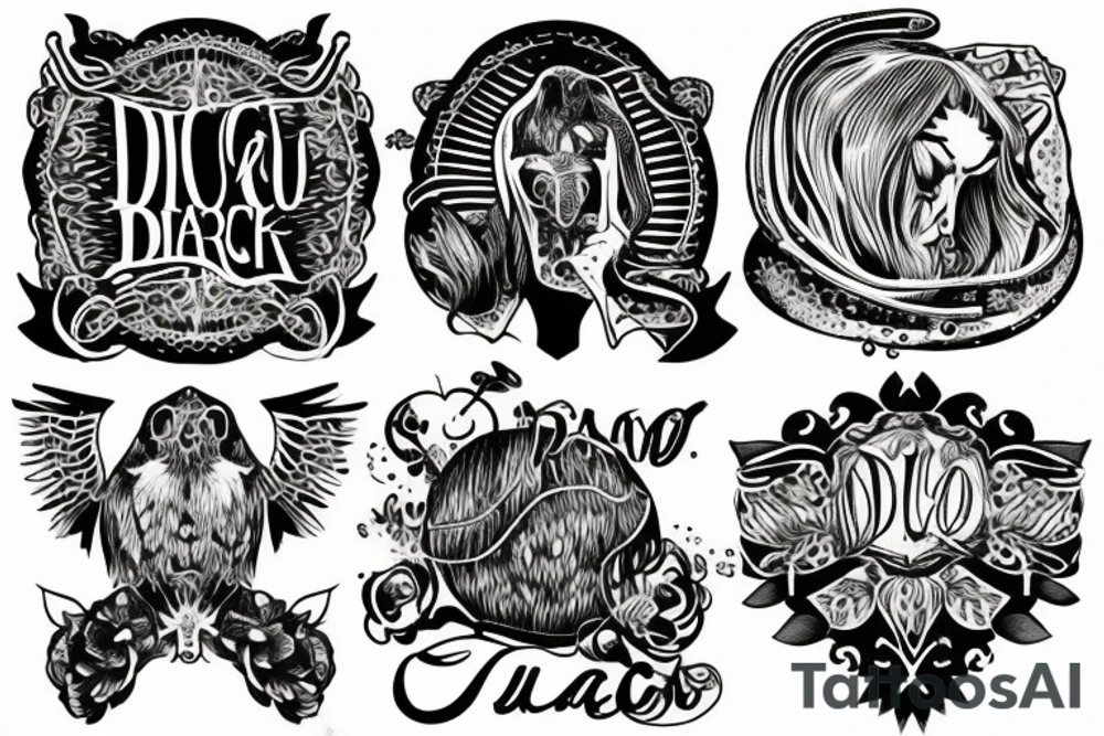 startlight and darkness with the quote "non ducor, duco" tattoo idea