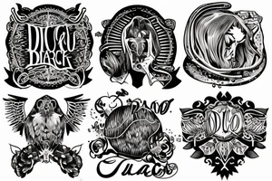 startlight and darkness with the quote "non ducor, duco" tattoo idea