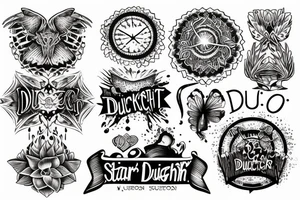 startlight and darkness with the quote "non ducor, duco" tattoo idea