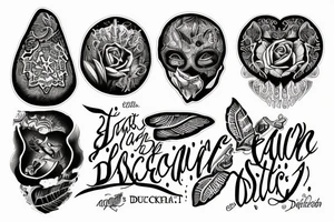 startlight and darkness with the quote "non ducor, duco" tattoo idea