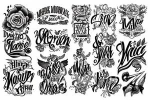Marion tattoo idea