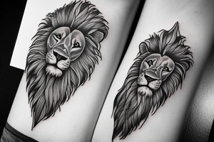 Lion tattoo idea