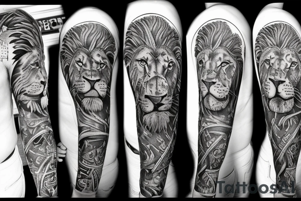 Lion tattoo idea