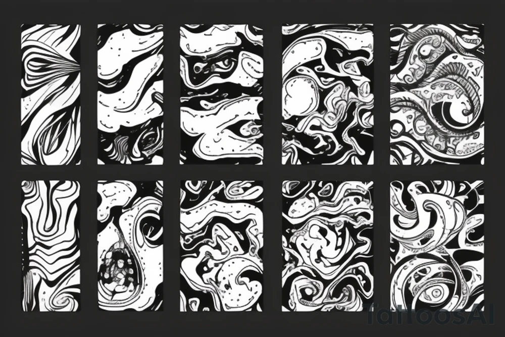 Messy mind tattoo idea