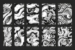 Messy mind tattoo idea