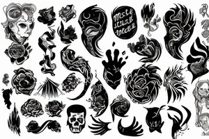 Messy mind tattoo idea