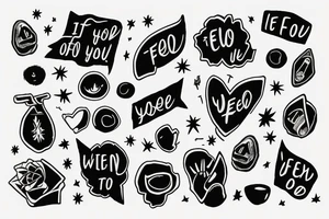 I felt you‘d go, but you were with me all along tattoo idea