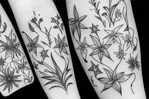 stargazing lilies tattoo idea