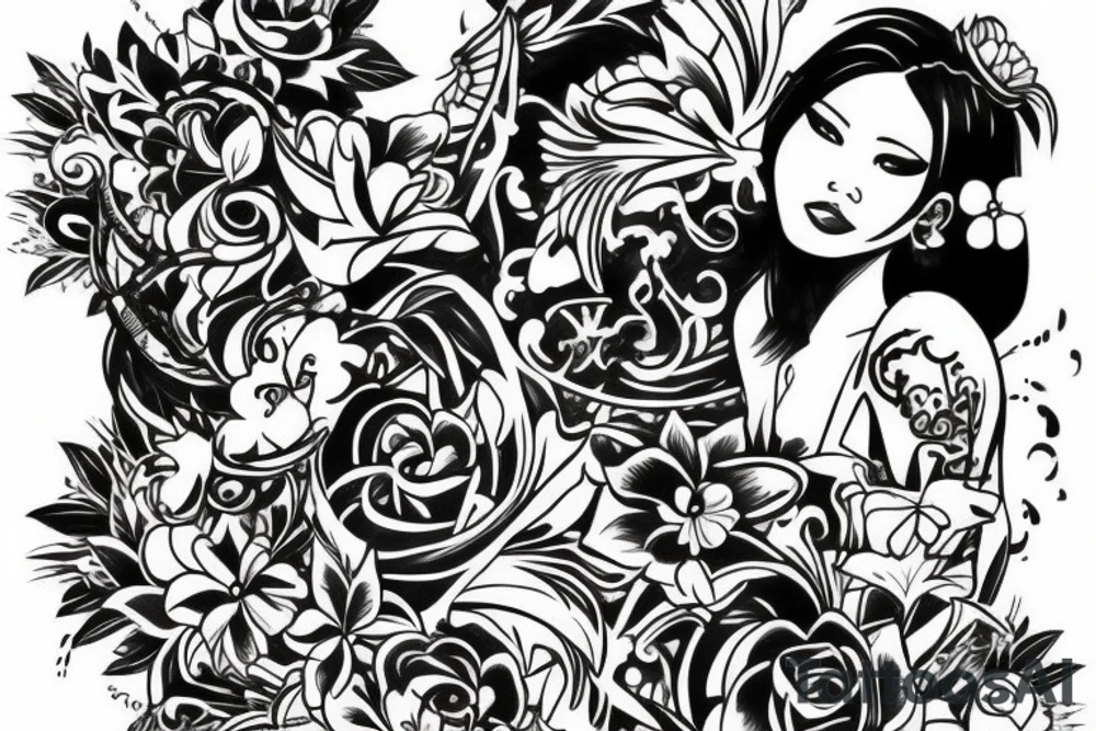 Filipino style with empowerment meaning tattoo idea