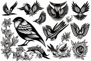 mockingbird tattoo idea