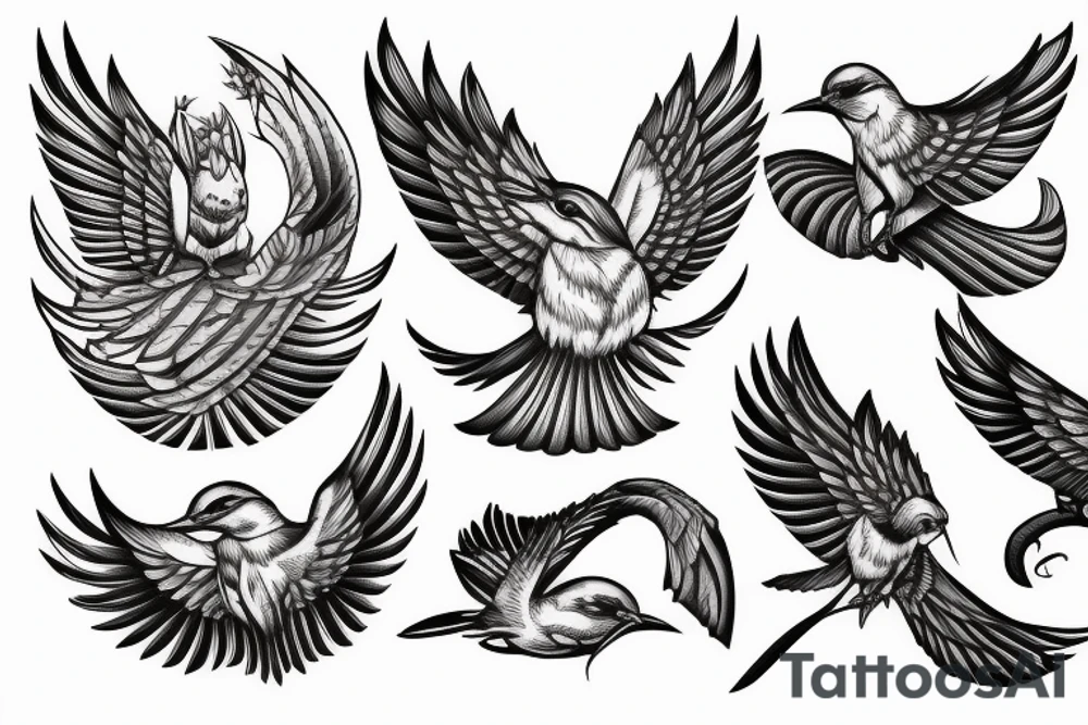 mockingbird tattoo idea
