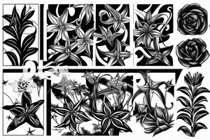 stargazing lilies tattoo idea