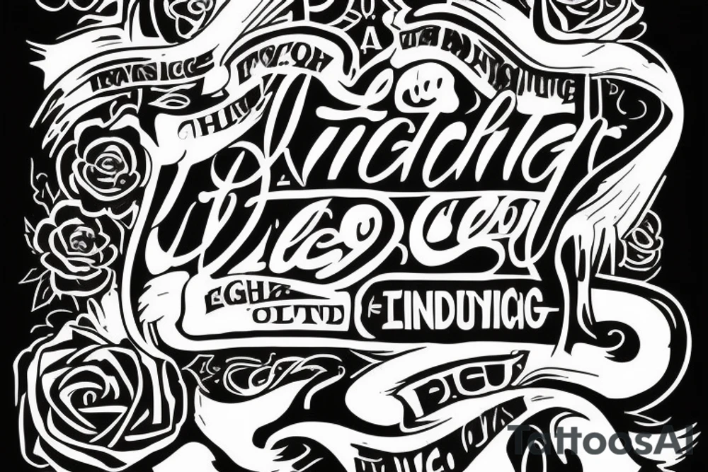 Text saying "THE RIGHT THING". Words are aligned vertically tattoo idea Text saying "THE RIGHT THING". Words are aligned vertically tattoo idea