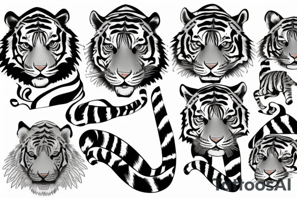 Tiger tattoo idea