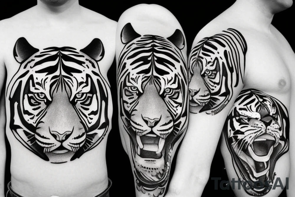 Tiger tattoo idea