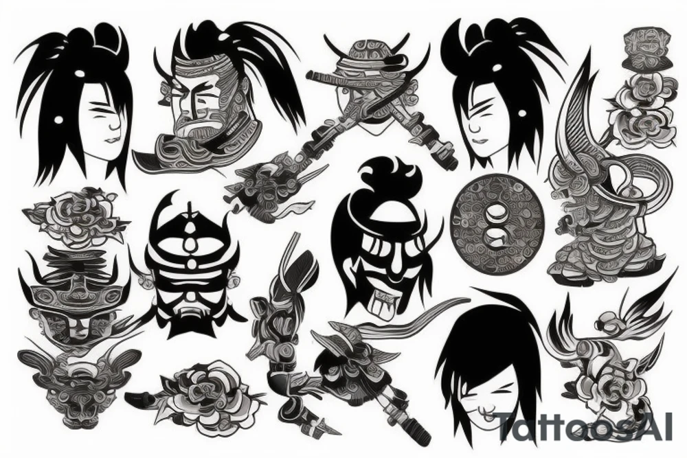 Samurai tattoo idea