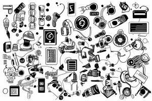 electrical engineering, software engineering, best friend matching tattoo idea