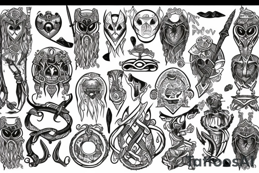 Viking love Merve tattoo idea