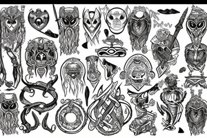 Viking love Merve tattoo idea