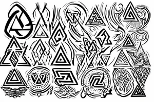 Valknut love Merve tattoo idea