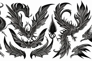 Hungarian horntail tattoo idea