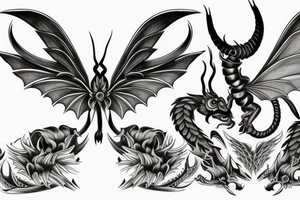 Hungarian horntail tattoo idea