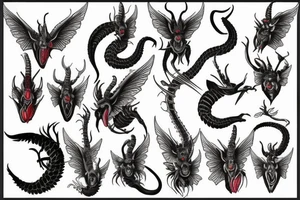 Hungarian horntail tattoo idea