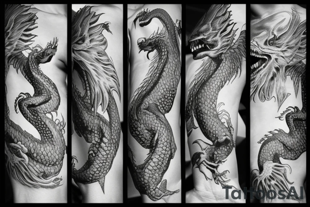 Dragon tattoo idea