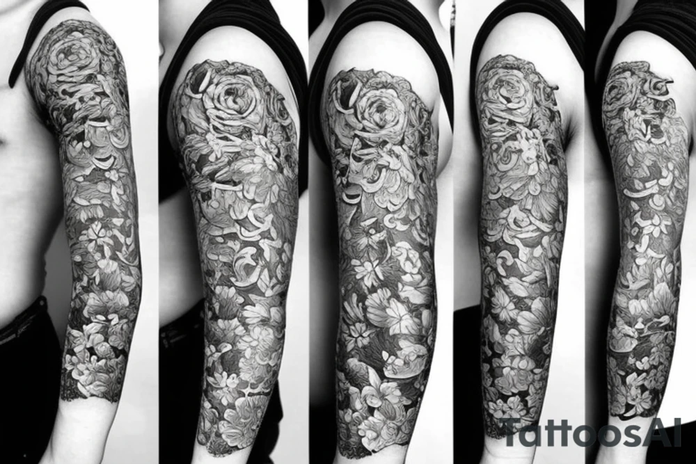 Flowers tattoo idea