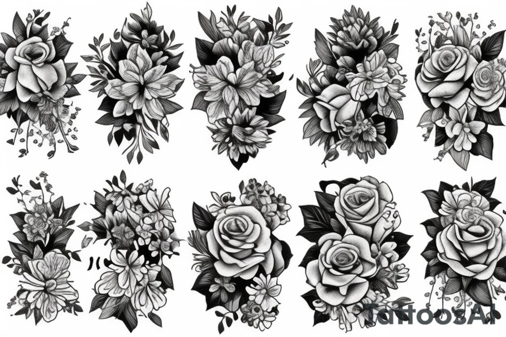 Flowers tattoo idea